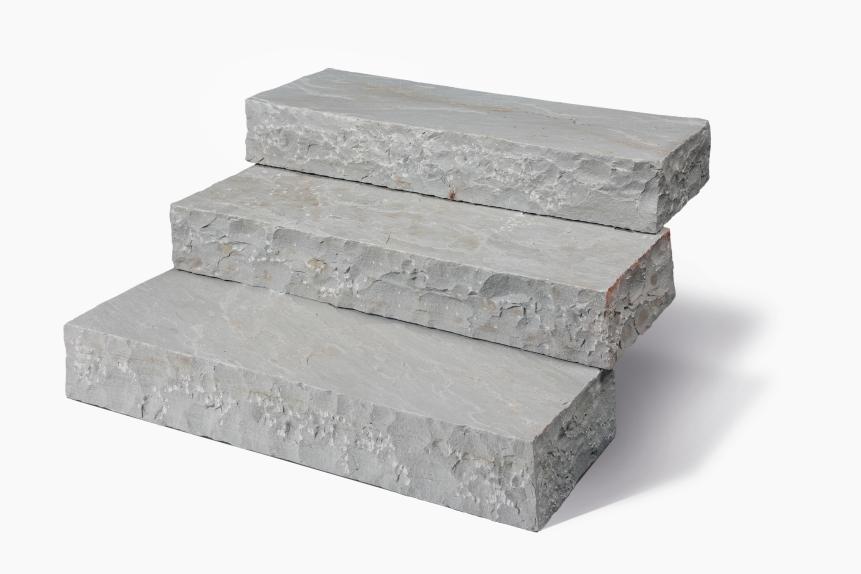 Blockstufen Sandstein "ARTOS" (grau)
