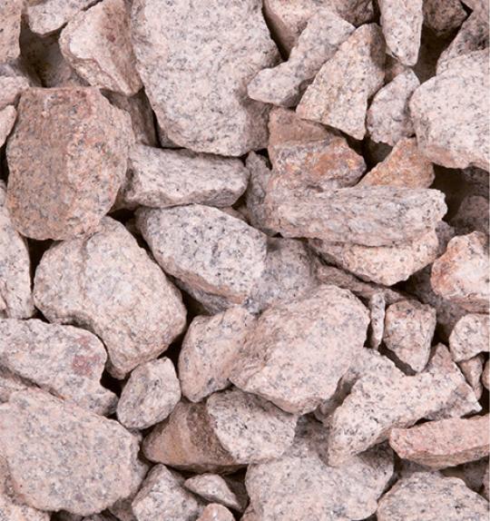 Splitt Granit "GRANIT rosa-rot" (rosa-rot)
