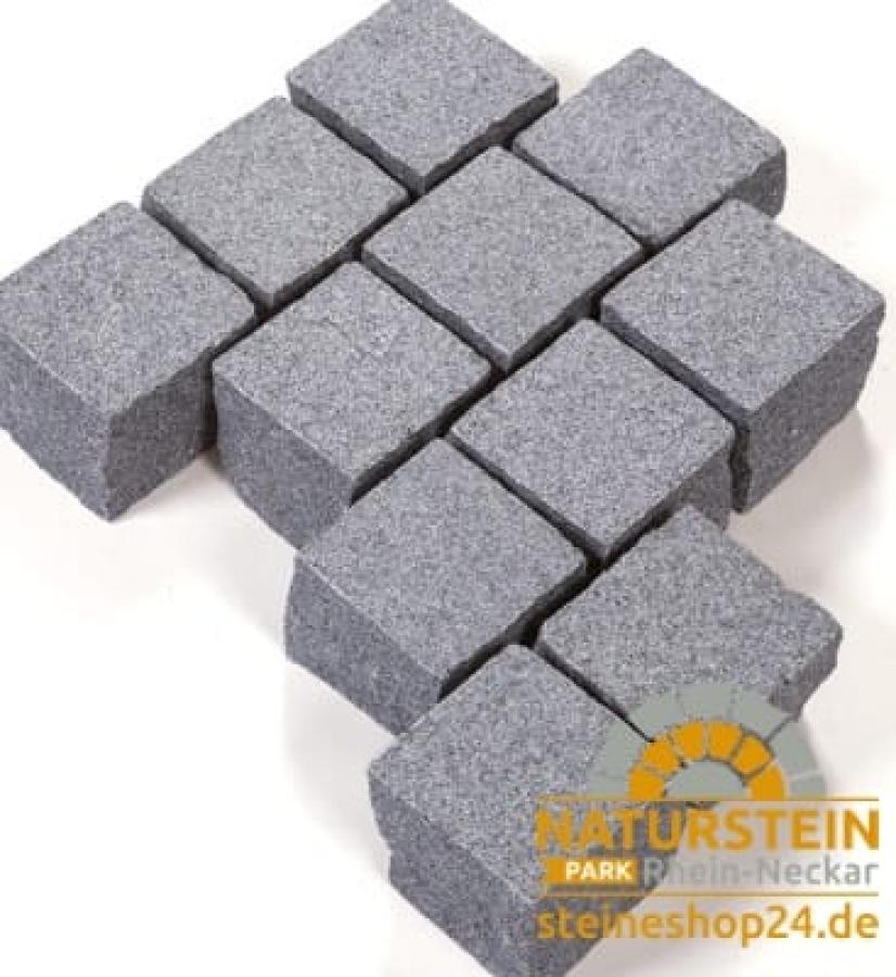 Pflastersteine Granit "GALANT ELEGANCE" (anthrazit) -geflammt-