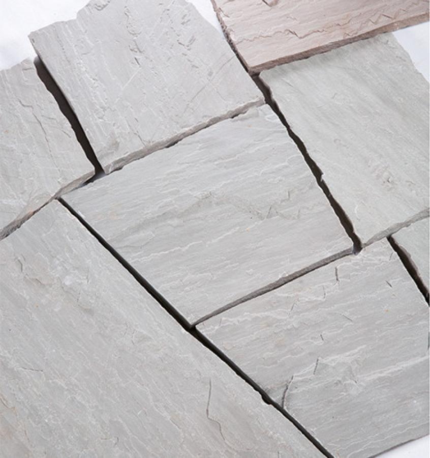 Polygonalplatten Sandstein "ARTOS" (grau) ca. 2,5 cm Stärke