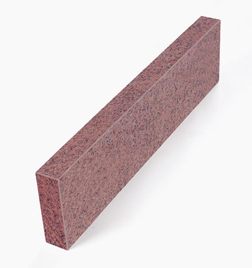 Rasenkanten Granit "RUBY RED" (rot) 6x20x100cm