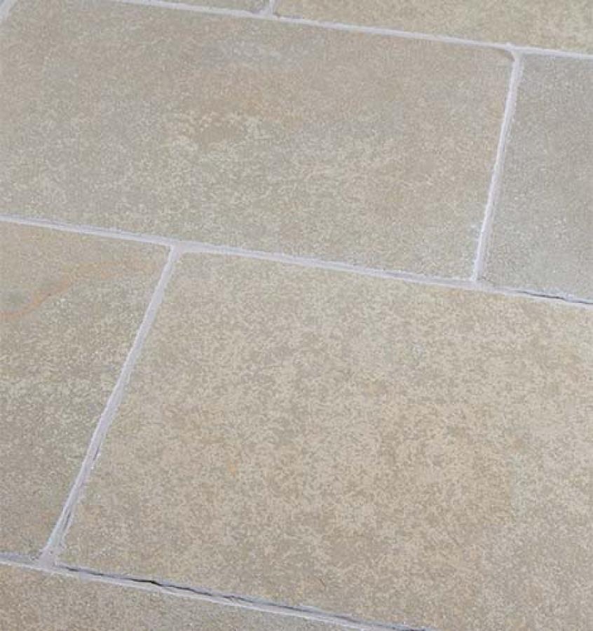 Terrassenplatten Kalkstein "MARRAKESCH CLASSIC" (ocker-beige)
