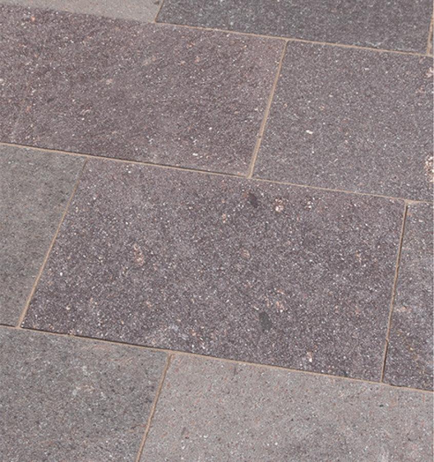 Terrassenplatten Porphyr "TRENTINO EXACTA" (grau-rot-bunt)