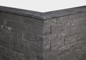 Preview: Klostermauersteine Basalt "SANDOKAN Elegance" (anthrazit-schwarz) 15x20x40cm