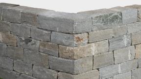 Preview: Mauersteine Gneis "LUCIA" (grau-gelblich-gemischt) 12-15x18-25cm, freie Längen