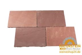 Preview: Terrassenplatten Sandstein "BURGUND" spaltrau