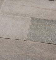 Preview: Terrassenplatten Gneis "LUCIA" (grau-gelblich gemischt) 40x2-5cm, in Werkslängen